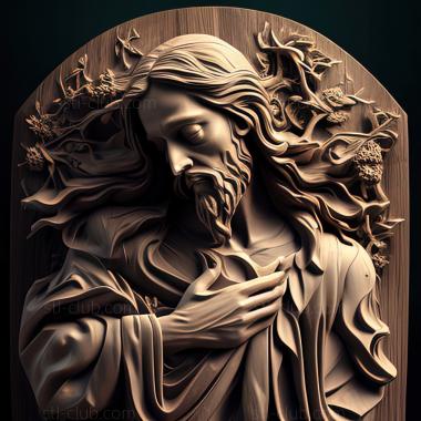 3D model st jesus (STL)